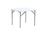 TAVOLO PIEGHEVOLE IN RESINA E METALLO PER CAMPEGGIO SAGRE FIERE CATERING 86x86x74 cm 253v - immagine 2