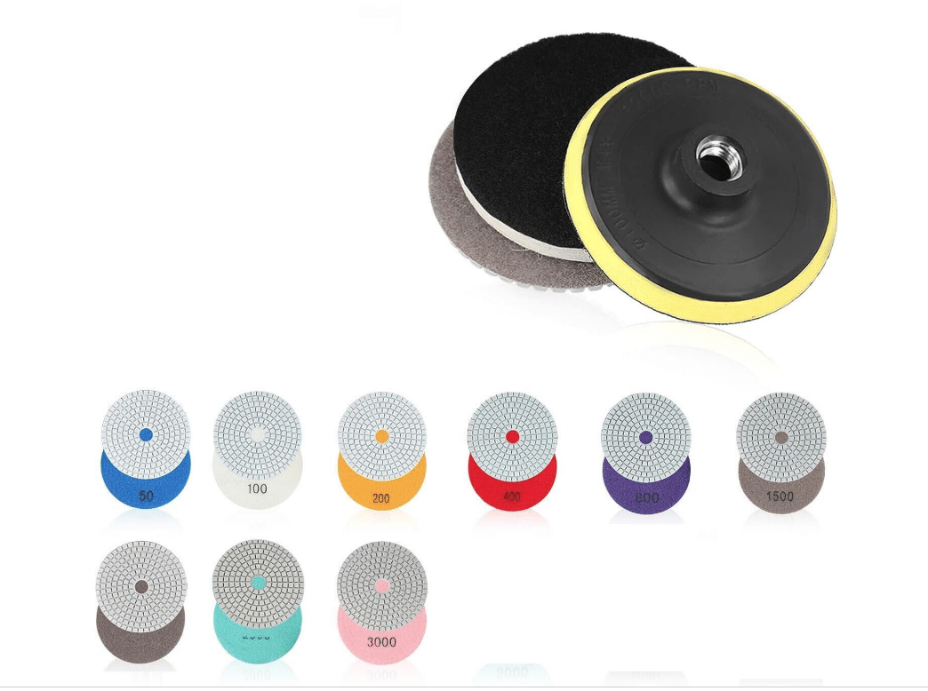 Schermata 2024-02-22 alle 15.13.13 10PZ PLATORELLO DISCHI 100MM LUCIDARE LEVIGARE PAVIMENTI PIASTRELLE MATTONI 533X - immagine 1