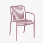 SEDIA POLIPROPILENE CUCINA RISTORANTE GIARDINO SEDIE INTERNO ESTERNO TERRACOTTA - immagine 2