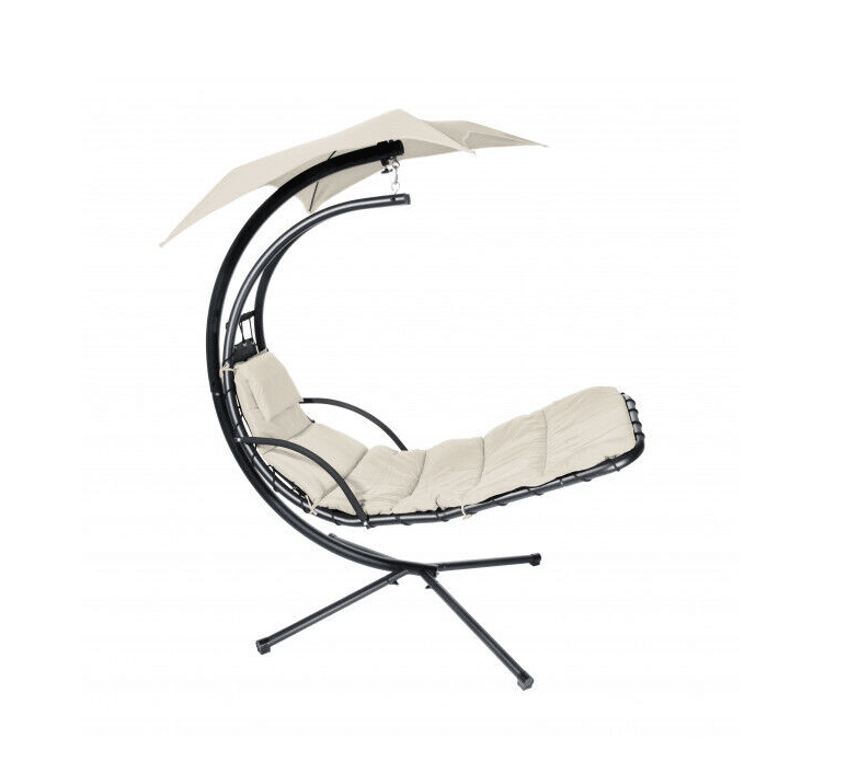 Schermata 2024-04-24 alle 15.26.32 POLTRONA PENSILE DONDOLO FOGLIA SEDIA SOSPESA GIARDINO BALCONE CON CUSCINO 433v - immagine 1