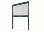 ZANZARIERA A RULLO AVVOLGIBILE FINESTRA 100x170 RIDUCIBILE ALLUMINIO GRIGIO 3402