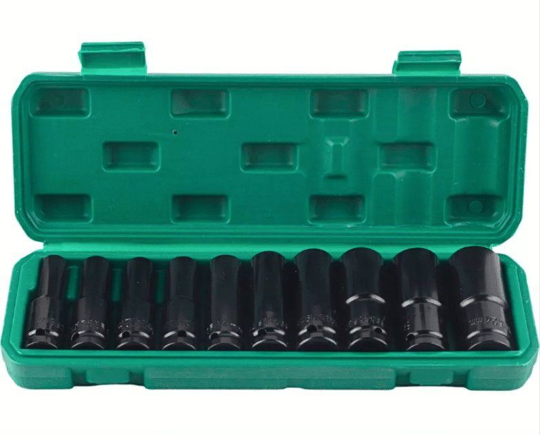 Schermata 2024-10-10 alle 083309 Bussole 10 pz esagonali lunghe lucide nere 1/2" avvitatore bussola 8 24 mm ve - immagine 1