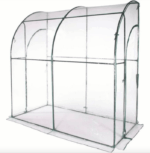 Serra a parete muro giardino orto balcone terrazzo protezione piante pvc cm 100x200x215h 376om - immagine 2