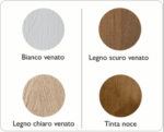 Porta a soffietto scomparsa pvc rovere venato chiusura magnetica casa maniglia cm 215x84  2711I - immagine 2