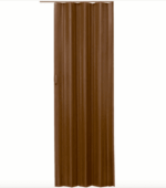 Porta a soffietto scomparsa pvc effetto legno scuro venato rilievo chiusura magnetica casa maniglia cm 215x84  2713 - immagine 5