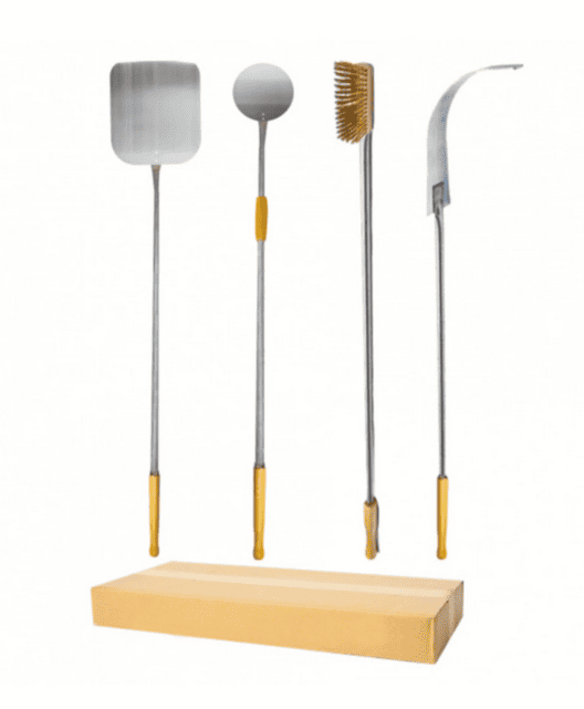 Schermata 2024-11-21 alle 170342 Kit pale set per pizza forno a legna pala quadrata remo spazzola 4pz 197mil - immagine 1