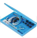 KIT DI CARTELLATURA CARTELLATRICE TUBI TUBO 9 PZ DADI 3/16" 1/4" 5/16" 3/8" 7/16" 1/2" SILV