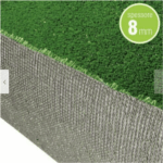 PRATO SINTETICO 8MM GIARDINO MANTO ERBOSO ERBA FINTO TAPPETO ARTIFICIALE H1x25 MT - immagine 3