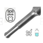 FRESA A TAZZA MM 100 CAROTATRICE CON ASTA SDS PLUS 650 MM CEMENTO MURO MATTONI - immagine 3