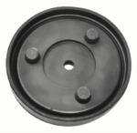 Tamponi tampone in gomma per ponte sollevatore officina ponti 140 mm 3 chiodi - immagine 2