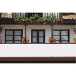 TELO COPERTURA FRANGIVISTA PVC CM 90x600 RECINZIONE BALCONE BIANCO 344df