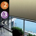 TENDA DA SOLE A CADUTA BALCONE CON CATENA CATENELLA 1,5 X 2,5 MT BEIGE 247 VE - immagine 3