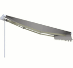 TENDA DA SOLE BALCONE ESTERNO AVVOLGIBILE RULLO 3x2 mt GRIGIO 82v