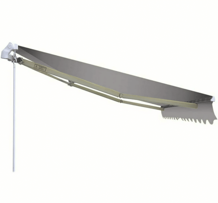 TENDA DA SOLE GRIGIO 3X2 MT METRI ORIZZONTALE TENDA DA SOLE BALCONE ESTERNO AVVOLGIBILE RULLO 3x2 mt GRIGIO 82v - immagine 1