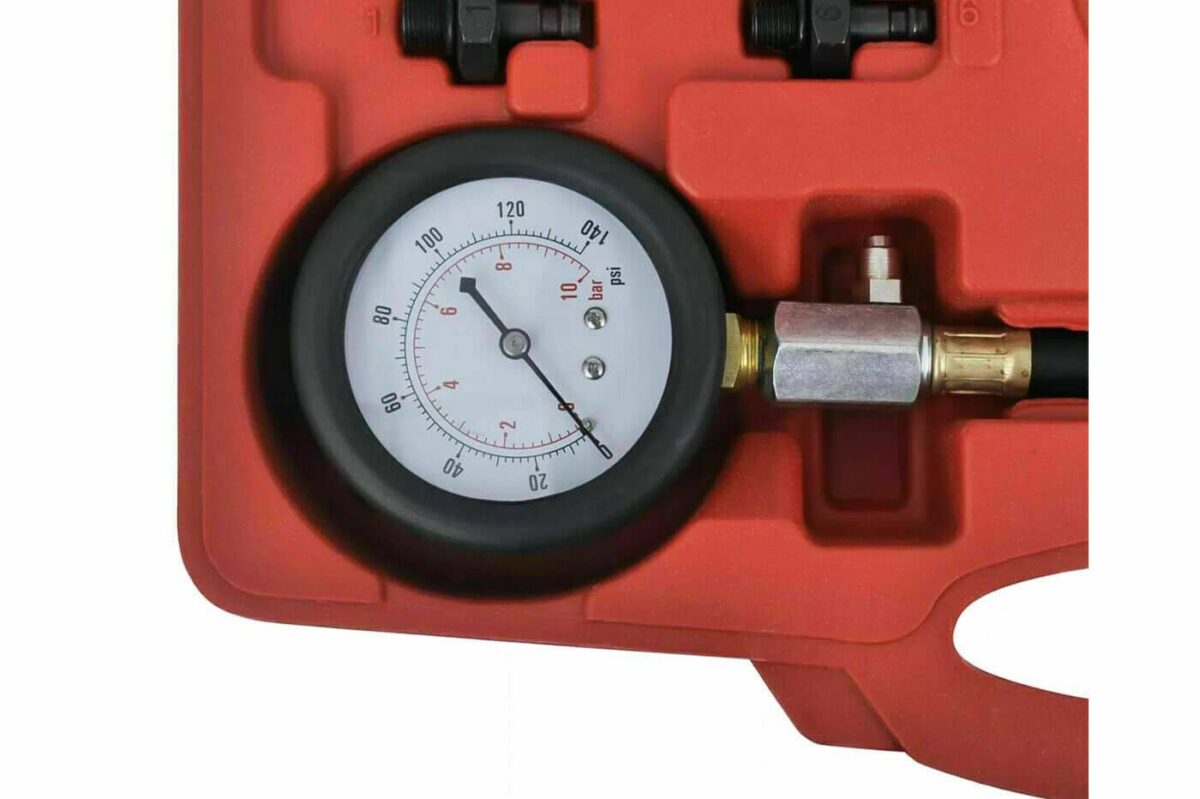 KIT TESTER MOTORE 12 PZ PRESSIONE OLIO MANOMETRO VALVOLE CARBURANTE AUTO 298 - immagine 2