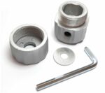 TESTINA ALLUMINIO UNIVERSALE DECESPUGLIATORE TAGLIAERBA ERBA 4 FILI PERNO 772HO - immagine 2