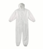 Kit 3 pz tuta protettiva da lavoro monouso polipropilene XL cappuccio 331ra - immagine 4