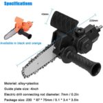 ADATTATORE SEGA MOTOSEGA LAMA 4" 10 CM PER TRAPANO AVVITATORE CATENA 1/4 731 - immagine 3