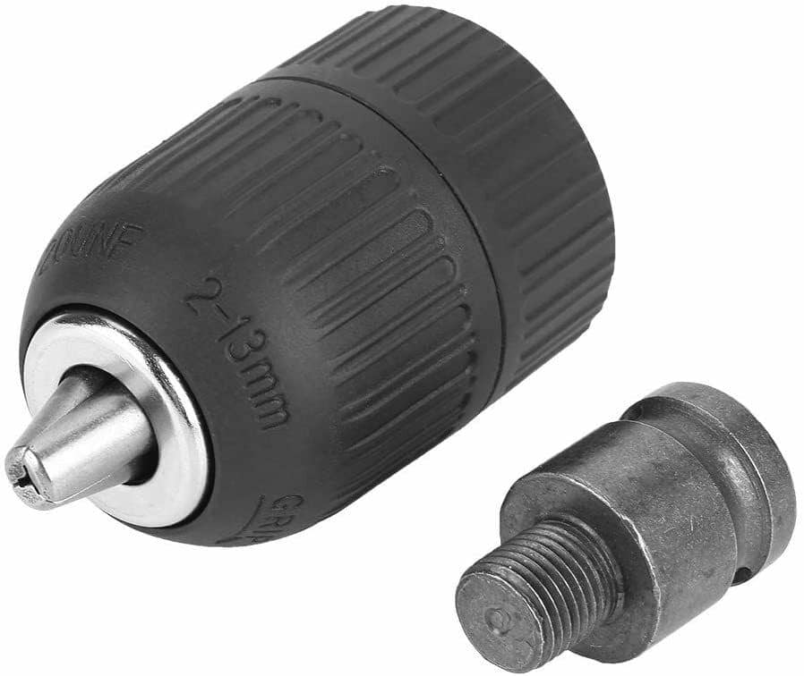 aet5.jpg MANDRINO AUTOSERRANTE 2-13 MM 1/2"-20 UNF CON ADATTATORE PER AVVITATORE IMPULSI - immagine 1