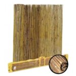 KIT PERGOLA PERGOLATO LEGNO 3X3 MT CON COPERTURA 2 PZ ARELLA CANNETTE BAMBU 719v - immagine 7