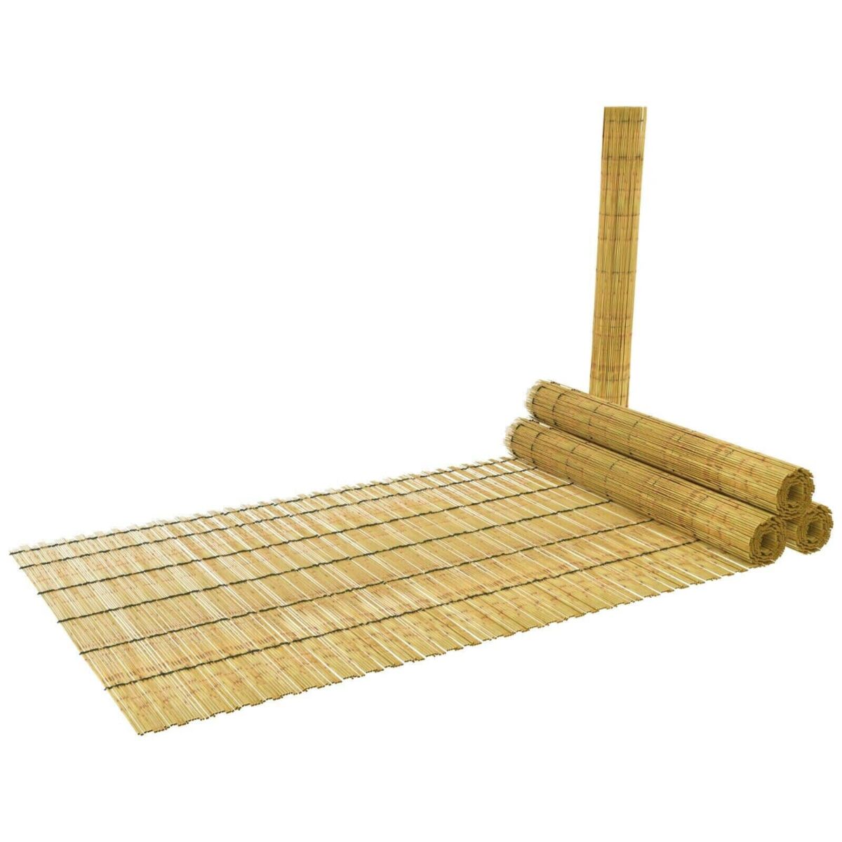KIT PERGOLA PERGOLATO LEGNO 3X3 MT CON COPERTURA 2 PZ ARELLA CANNETTE BAMBU 719v - immagine 8
