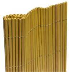 Arella canniccio pvc cm 150x300 naturale recinzione separè giardino piscina 273v - immagine 2