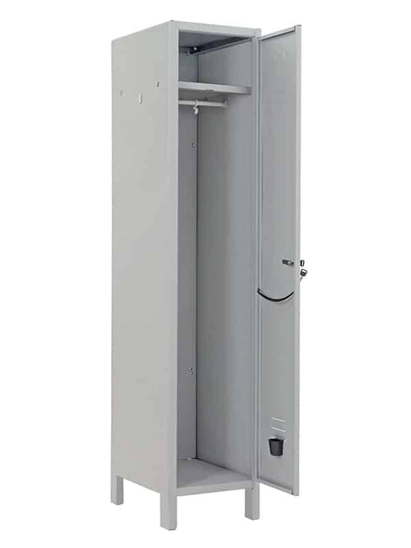 armadietto 1 posto spogliatoio palestra ARMADIO ARMADIETTO SPOGLIATOIO PALESTRA 1 POSTO cm 180x36x34 METALLO GRIGIO 353 - immagine 1