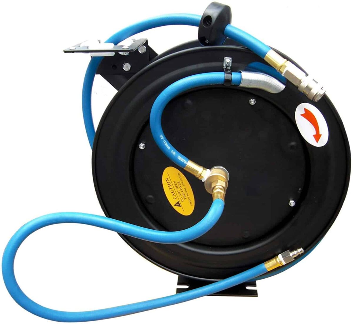 AVVOLGITUBO TUBO ARROTOLATORE ARIA AUTOMATICO 15mt 20 BAR TUBO COMPRESSORE 896 - immagine 2