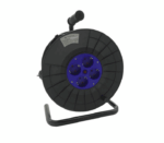 Avvolgicavo elettrico supporto prolunga portatile 4 prese arrotolatore cavo 25 mt 003st - immagine 5