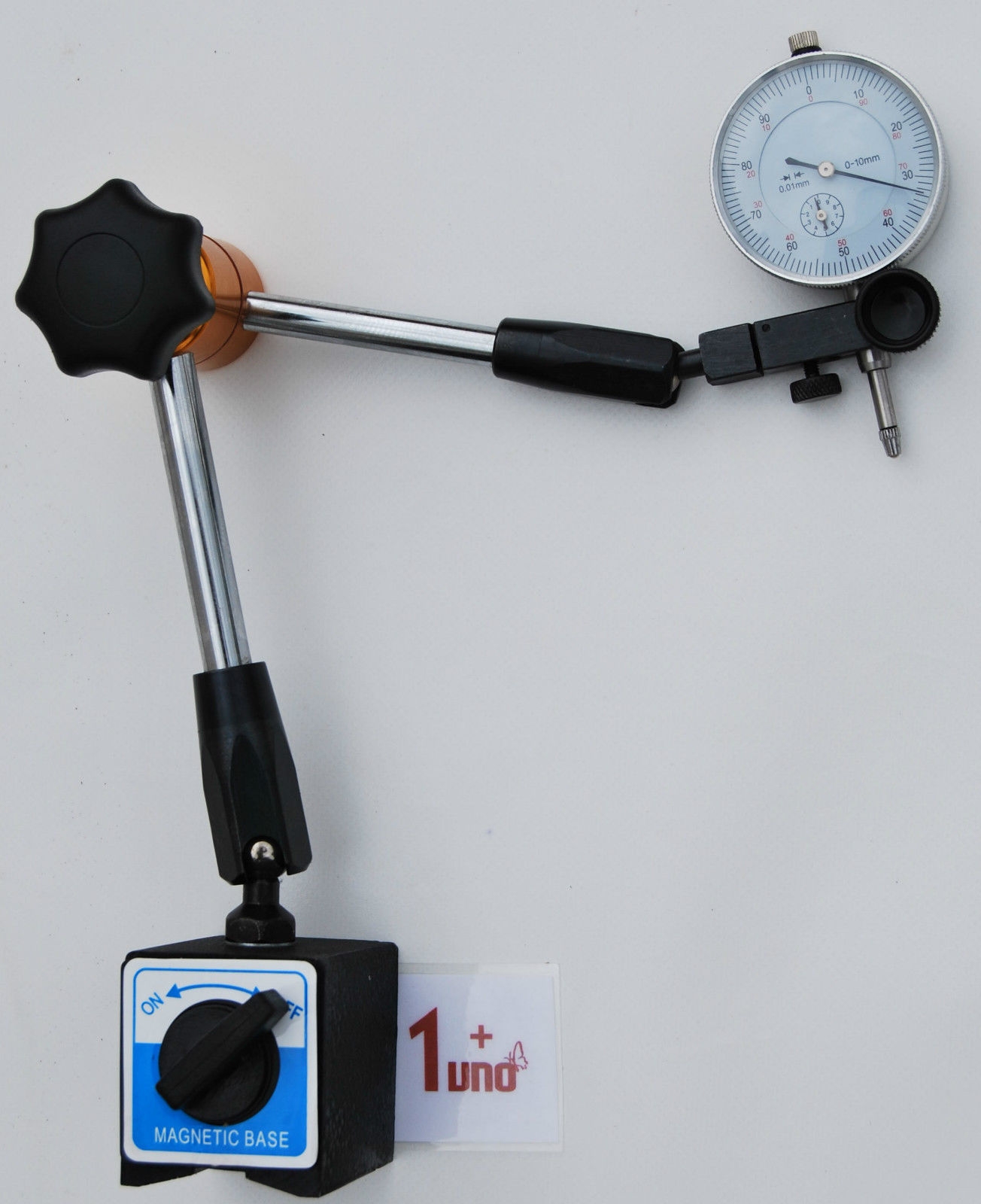 base_magnetica.jpg BASE MAGNETICA SNODABILE CON COMPARATORE CENTESIMALE A1 + SNODATA 476 C - immagine 1