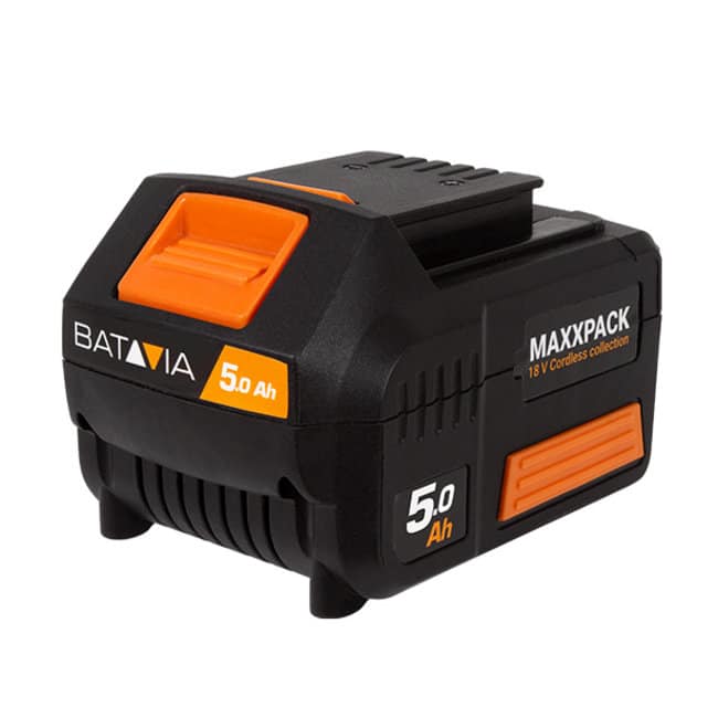 batteria 5 ah BATTERIA PER MINI ELETTROSEGA MOTOSEGA SEGA BATAVIA 18V 5.0 AH POTA 215 - immagine 1