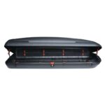 BAULE BAULETTO BOX DA TETTO UNIVERSALE AUTO 480LT PORTA BAGAGLI PACCHI PORTATUTTO VIAGGIO 205