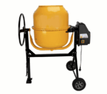 BETONIERA 130L 500W 240V IMPASTATRICE ELETTRICA MISCELATORE CEMENTO 2 RUOTE 717e - immagine 7