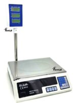 BILANCIA 40 KG 1 GRAMMO CON ASTA PIATTO ACCIAIO 6 DISPLAY RETROILLUMINATI 986 - immagine 2