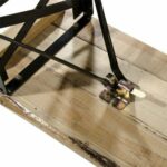 SET BIRRERIA BIRRERIA TAVOLO E PANCHE TAVOLO RICHIUDIBILE TAVOLO LEGNO 70X220 608 - immagine 3