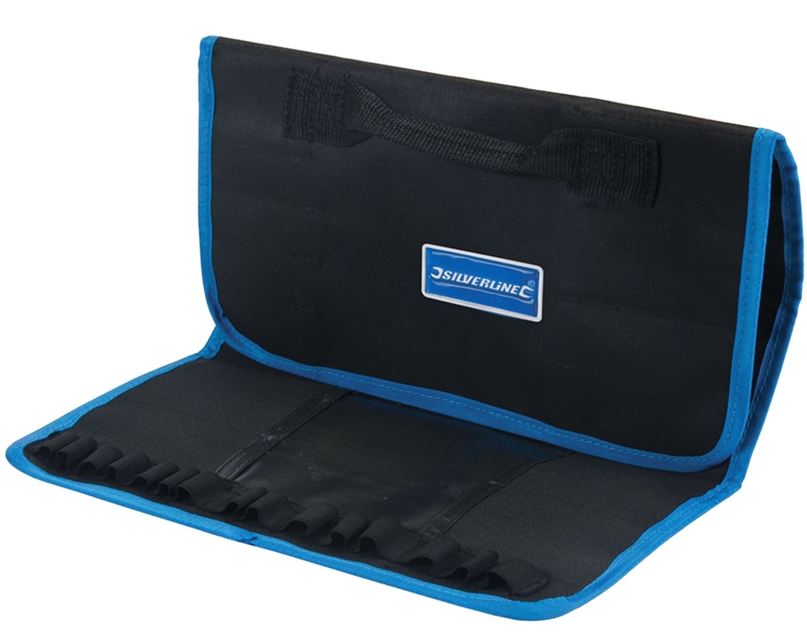 bor.jpg BORSA ROTOLO PORTA UTENSILI ATTREZZI TASCHE MANICI 760 x 300 mm ANTISTRAPPO 937S - immagine 1