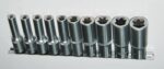 SET 10 PZ BUSSOLE TORX LUNGHE 1/2" E8 E10 E11 E12 E14 E16 E18 E20 E22 E24 MF