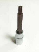 CHIAVE A BUSSOLA TORX T 27 LUNGA PUNTA 100 MM 1/2" BUSSOLE ACCIAIO S2 - immagine 3
