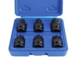 SET KIT CHIAVI BUSSOLA BUSSOLE 1/2" IMPRONTA TORX 6 PZ IMPATTO T55 T100 117sa