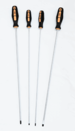 CACCIAVITI CACCIAVITE GIRAVITE LUNGHI PUNTA MAGNETICA 4PZ 450mm PIATTO CROCE 186 - immagine 2