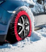 2 pz calze da neve catene in tessuto auto ruote pneumatici XXL omologate EN 16662-1  601lb - immagine 2