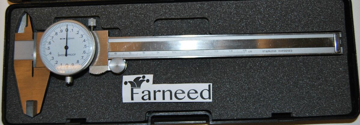 CALIBRO A CORSOIO CINQUANTESIMALE DI PRECISIONE 0/150mm CON QUADRANTE A OROLOGIO - immagine 4