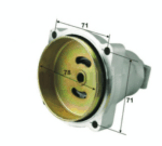 CAMPANA DECESPUGLIATORE TAGLIAERBA FRIZIONE 78 MM TUBO 26 MM INNESTO 9 DENTI 526 - immagine 2