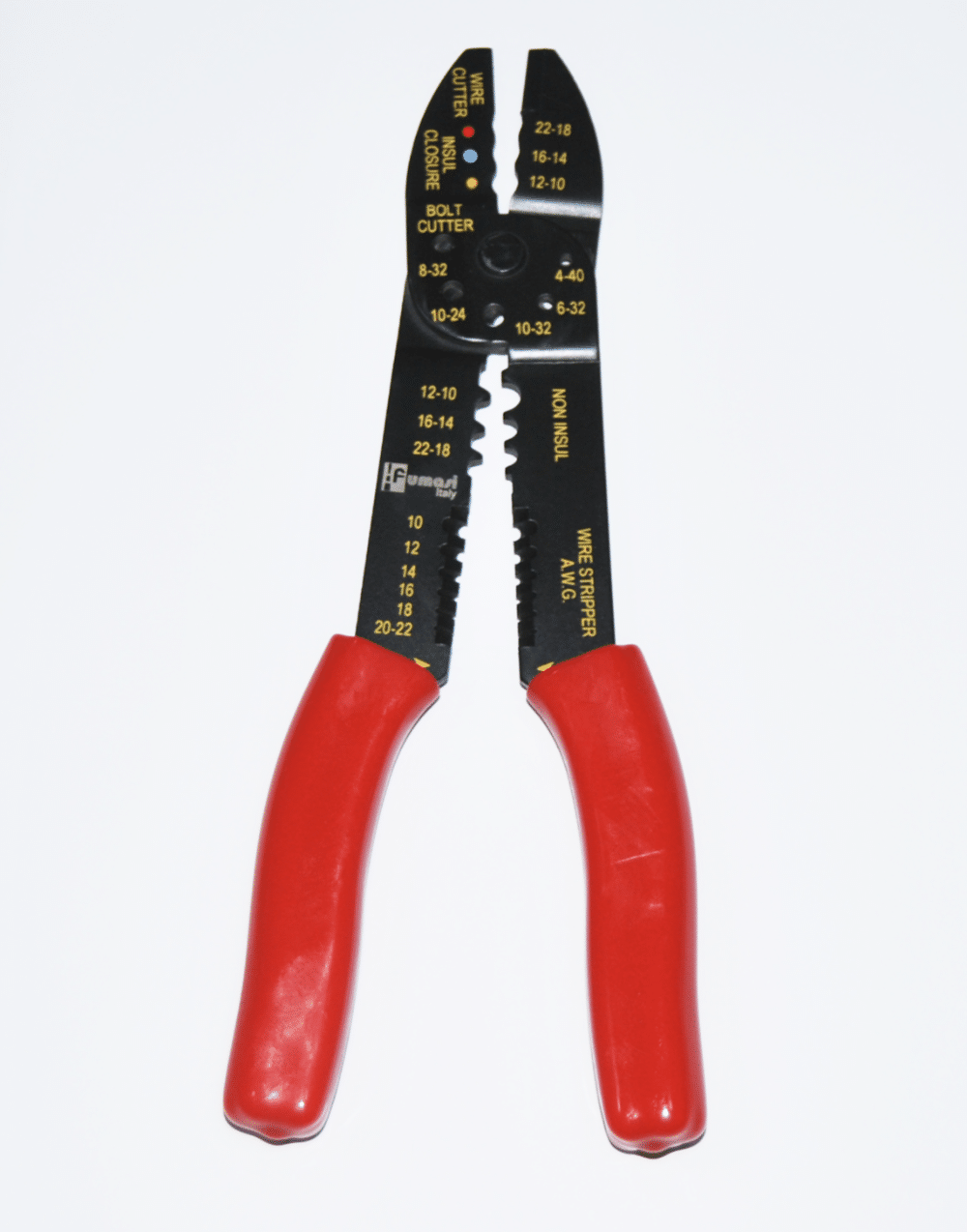 capicorda PINZA PER CAPICORDA ISOLATI CRIMPATRICE SPELLAFILI SPELLACAVO 1,5 6 MM 418FM - immagine 1