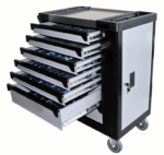 CARRELLO ATTREZZI PORTAUTENSILI CASSETTIERA 7 CASSETTI PIENO 257PZ OFFICINA 788sa - immagine 2