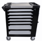 CARRELLO ATTREZZI PORTAUTENSILI CASSETTIERA 7 CASSETTI PIENO 257PZ OFFICINA 788sa - immagine 3