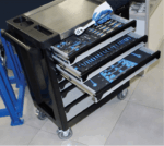 CARRELLO ATTREZZI PORTAUTENSILI CASSETTIERA 7 CASSETTI PIENO 257PZ OFFICINA 788sa - immagine 5