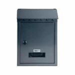 CASSETTA BUCA POSTALE LETTERE POSTA FERRO CASA ESTERNO GRIGIO 916vit