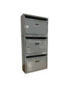 Cassetta postale condominiale modulare componibile posta buca lettere casa 3 posti verticale grigio 465ds