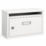 Cassetta postale condominiale modulare componibile posta buca lettere casa 2 posti verticale bianco 441 - immagine 2